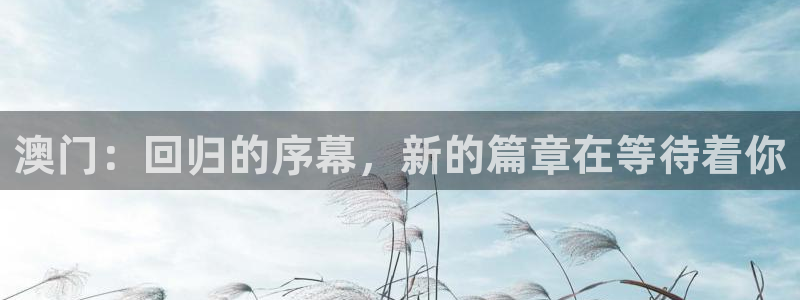 华润娱乐注册链接：澳门：回归的序幕，新的篇章在等待着你